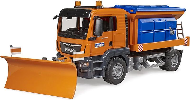 Bruder camion Man TGS Service hivernal avec lame de déneigement - 1:16 Véhicules, Épandeur, Chasse-neige, saleuse