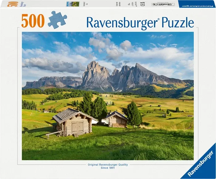 Puzzle Dolomitenidyll of Siusi 500 pcs.,puzzle Softclick, 49x36 cm, dès 12 ans