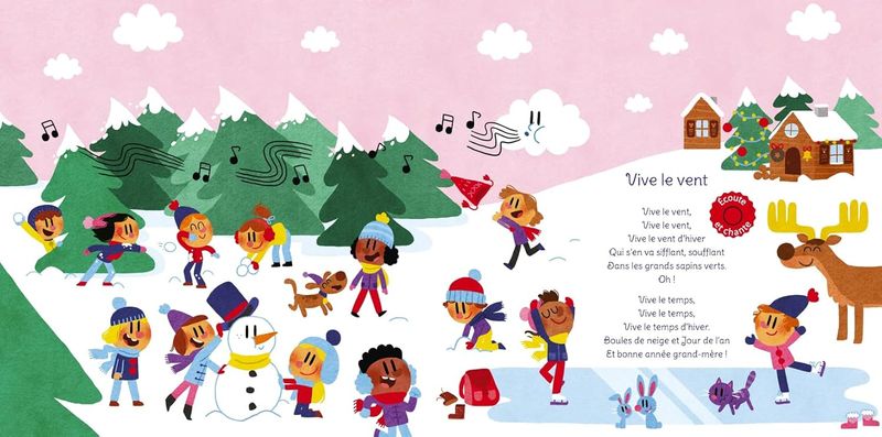 Livre cartonné, Mes plus beaux chants de Noël
