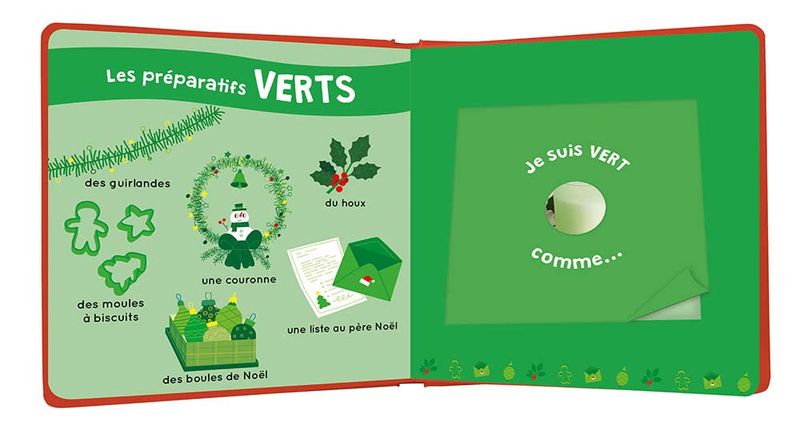 Livre cartonné, Mon livre des odeurs et des couleurs, Joyeux Noël!