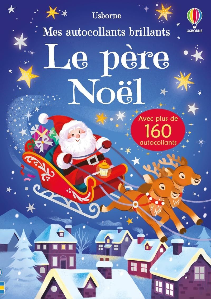 Livre Le Père Noël - Mes autocollants brillants - Dès 3 ans