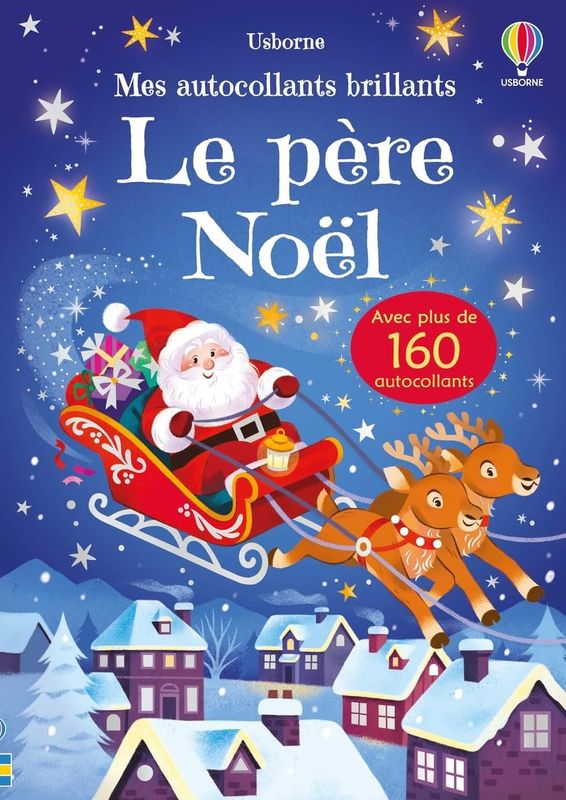 Livre Le Père Noël - Mes autocollants brillants - Dès 3 ans