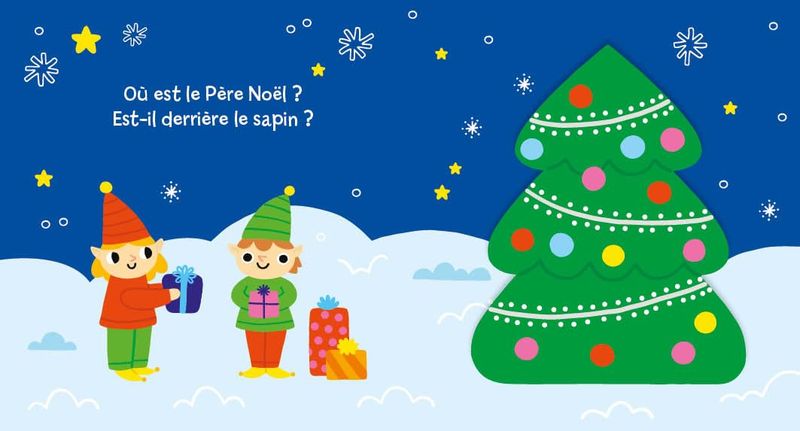 Livre cartonné, Mon p'tit flap, Le Père Noël