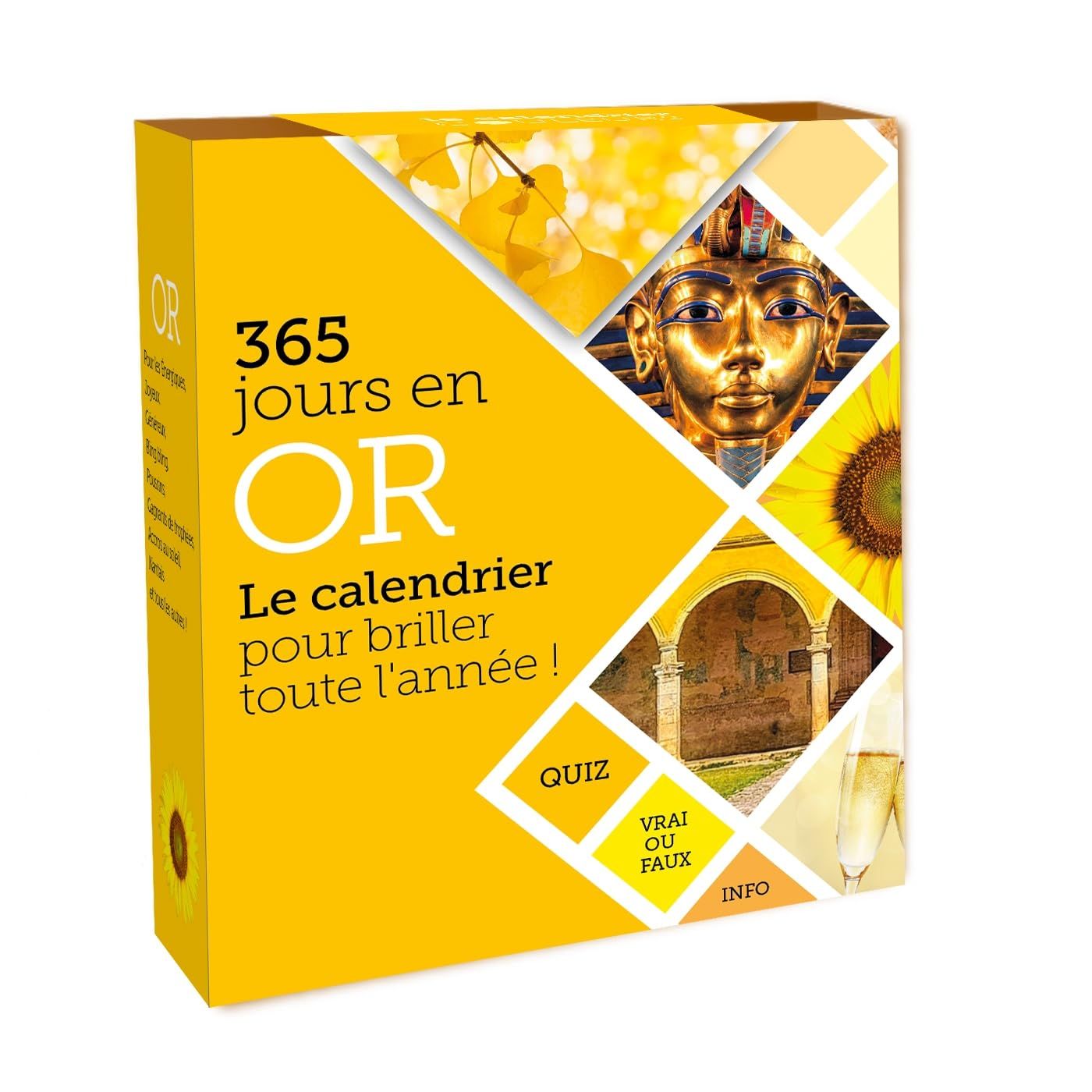 Calendrier perpétuel de  365 jours en or: pour briller toute l'année !