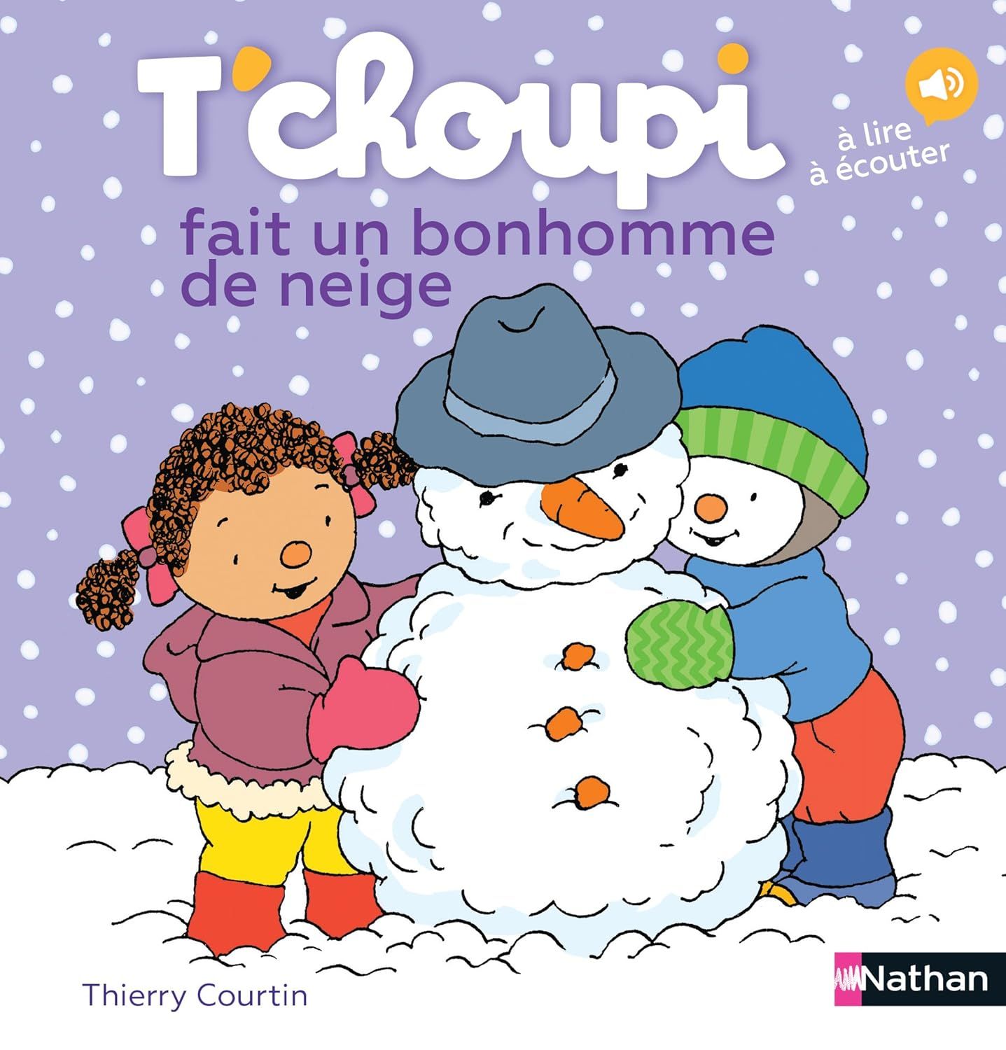Livre T'choupi fait un bonhomme de neige - Dès 2 ans