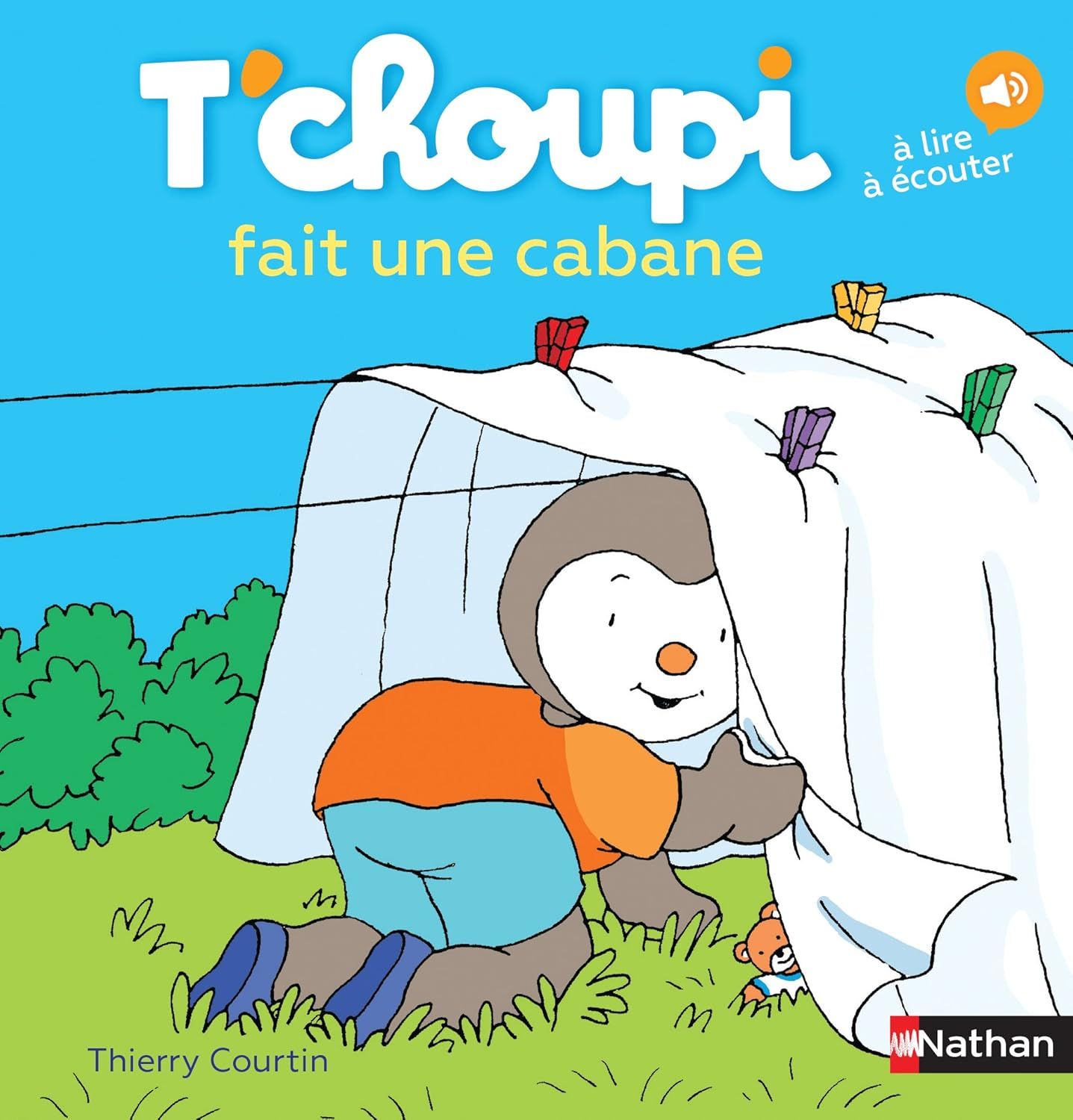 Livre T'choupi fait une cabane - Dès 2 ans
