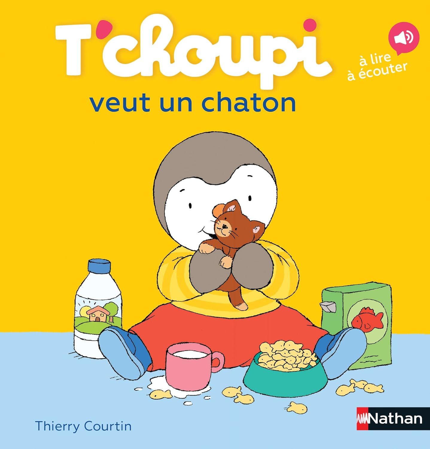 Livre T'choupi veut un chaton - Dès 2 ans