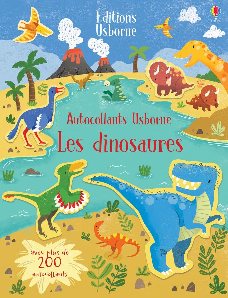 Livre Les dinosaures - Premiers autocollants