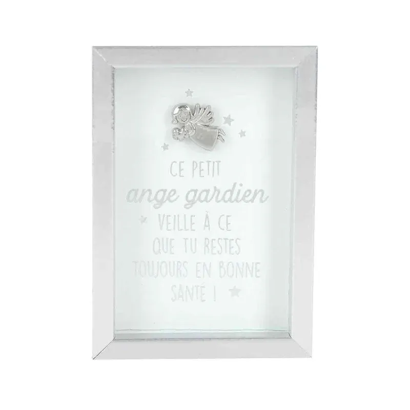 Cadre "Ce petit ange gardien veille à ce que tu restes toujours en bonne santé"