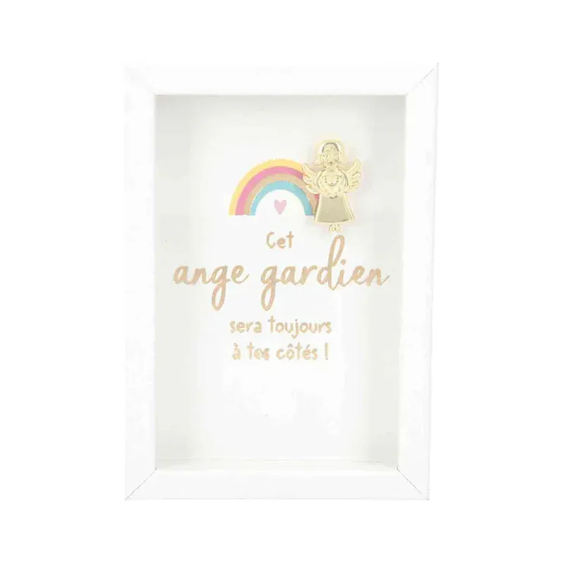 Cadre "Cet ange gardien sera toujours à tes côtés!"