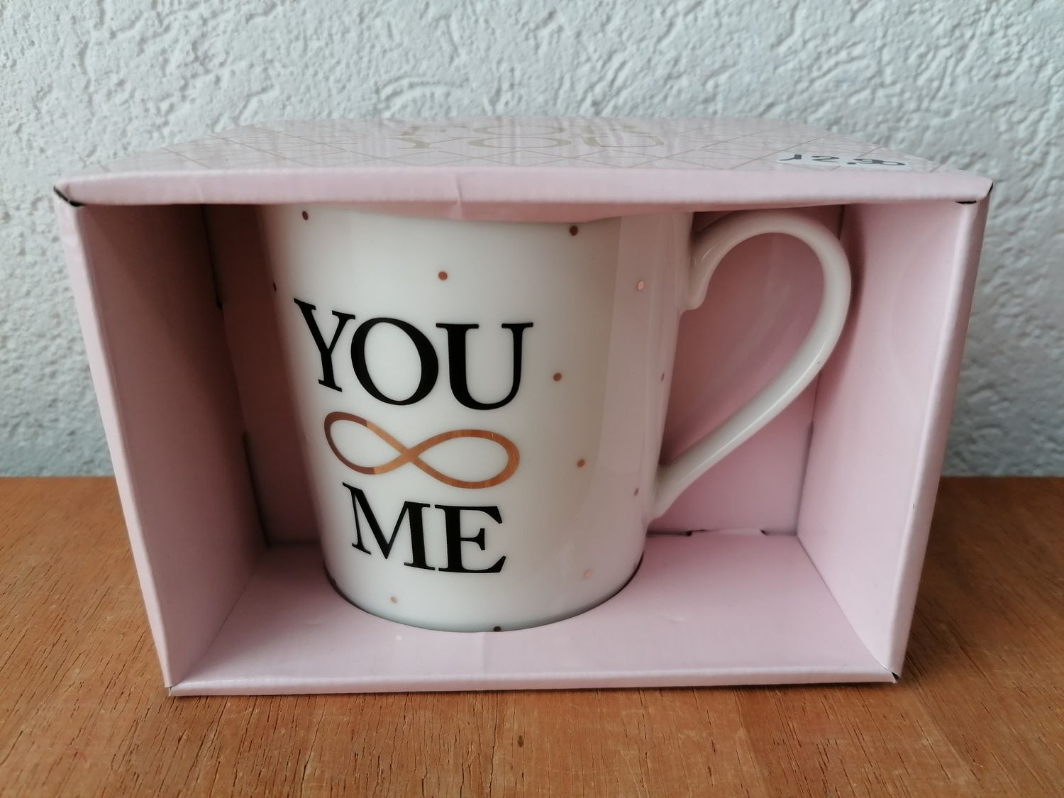 Tasse Mug You and Me avec signe de l'infini
