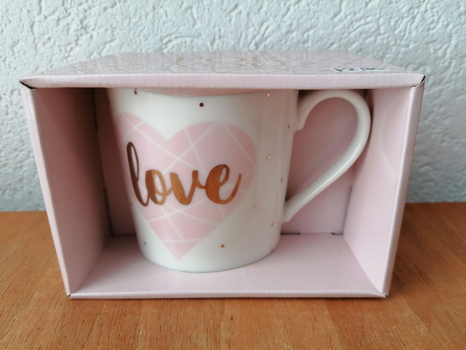 Tasse mug "Love" Amour, avec coeur