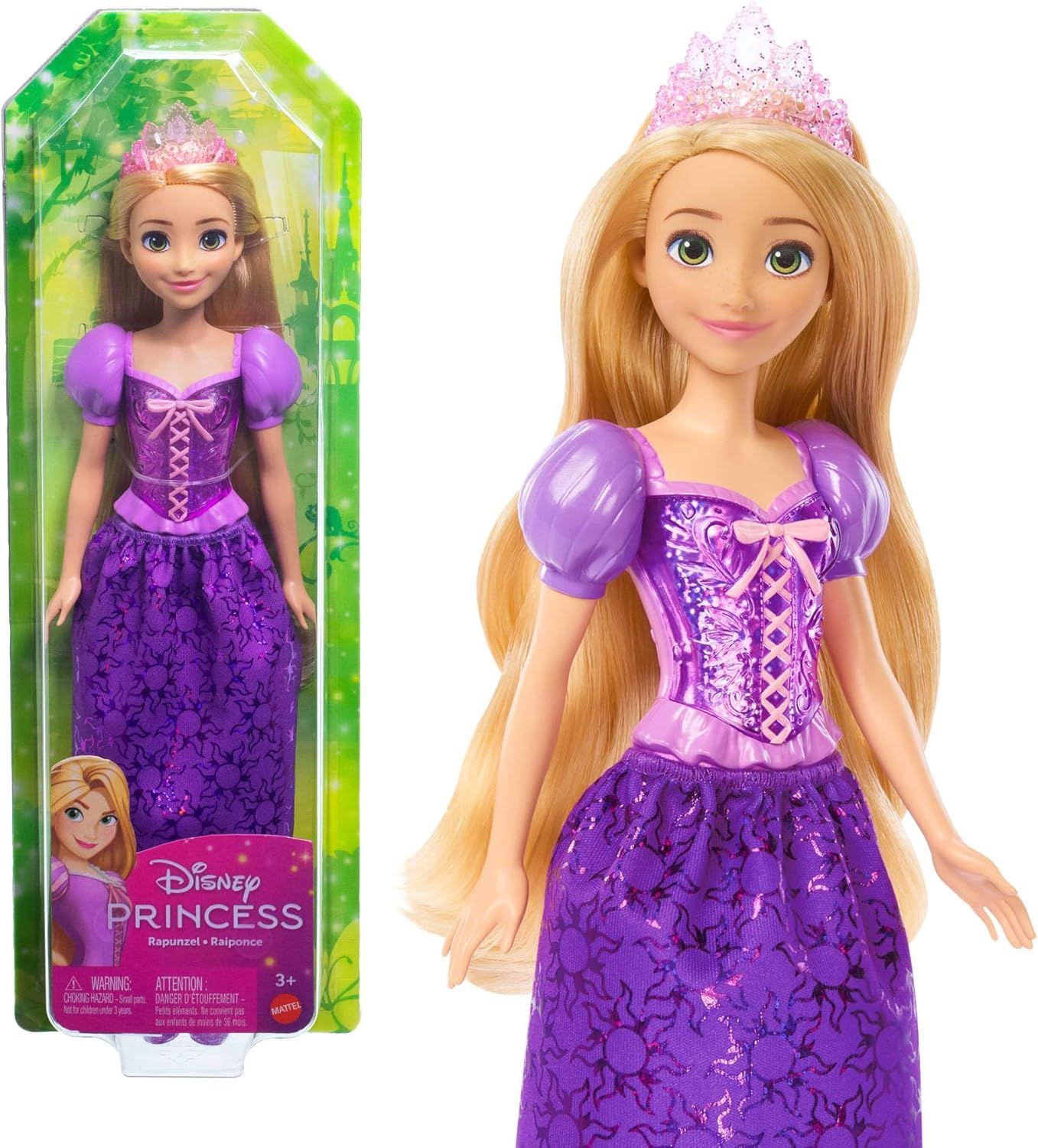 Mattel Disney Princesses Raiponce, Poupée Articulée Princesse