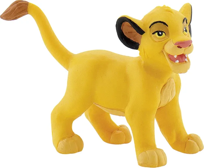 Petit Simba Le Roi lion, 5 cm, sans PVC, peint à la main, dès 3 ans