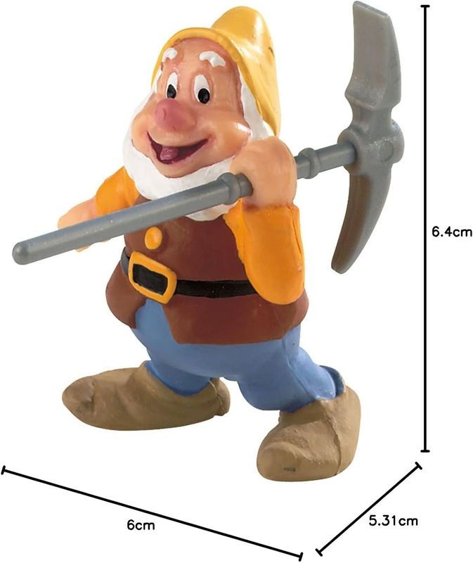 BULLYLAND - Walt Disney Blanche Neige - Figurine Nain Joyeux