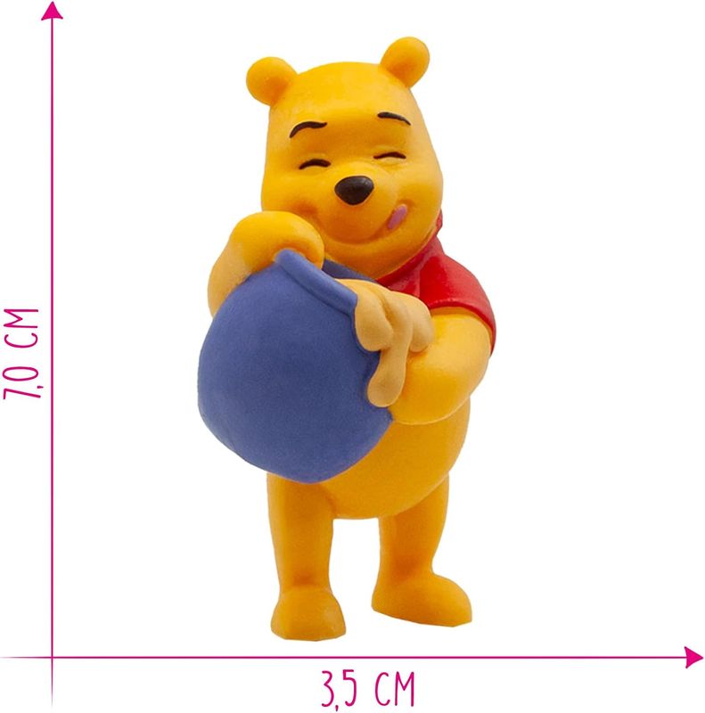 12340 - BULLYLAND - Walt Disney Figurine Winnie L'Ourson avec Pot de Miel
