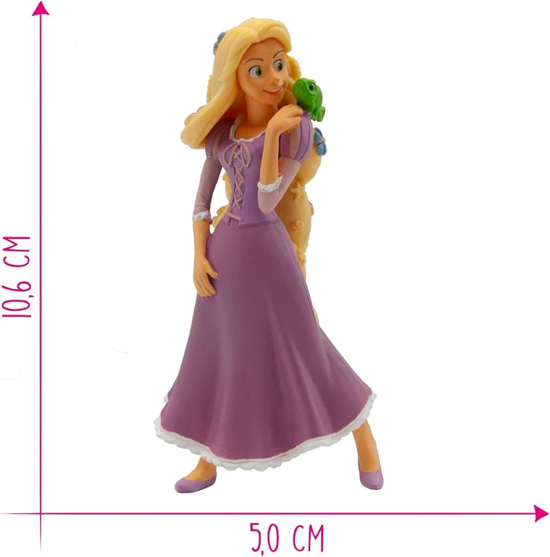 Figurine Raiponce  10 Cm - Tresse de fleurs - Bullyland Disney -