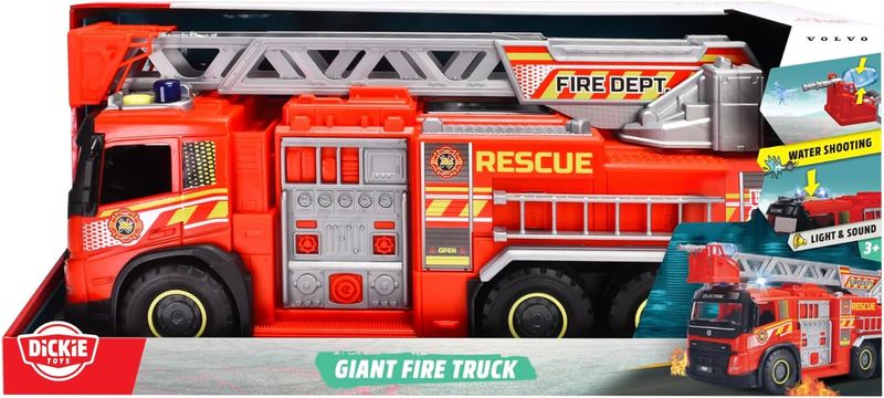 Dickie Toys - Camion de Pompiers géant 57 cm