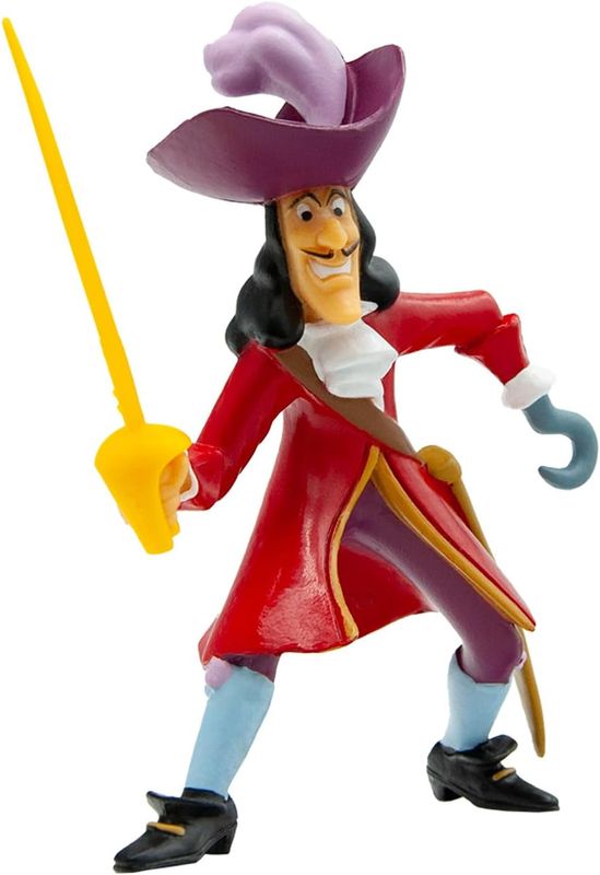 BULLYLAND - Walt Disney Peter Pan - Figurine Capitaine Crochet