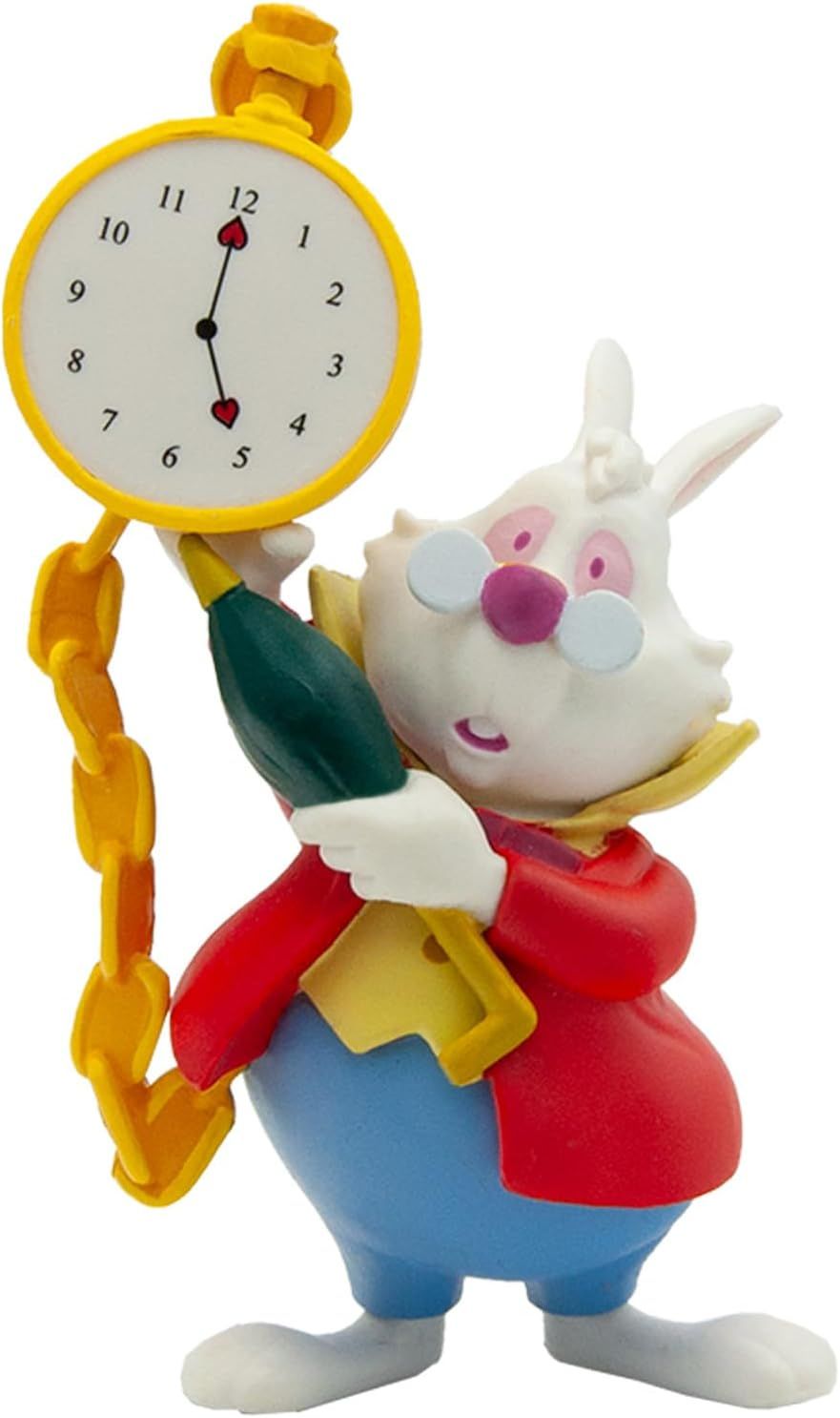 Bullyland 11402 Figurine représentant Le Lapin Blanc de Walt Disney Alice au Pays des Merveilles, env. 8,1 cm