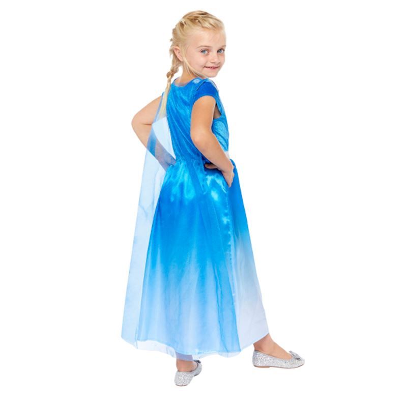 Costume princesse des glaces, 6-8 ans, déguisement Reine des Neiges pour carnaval et anniversaire