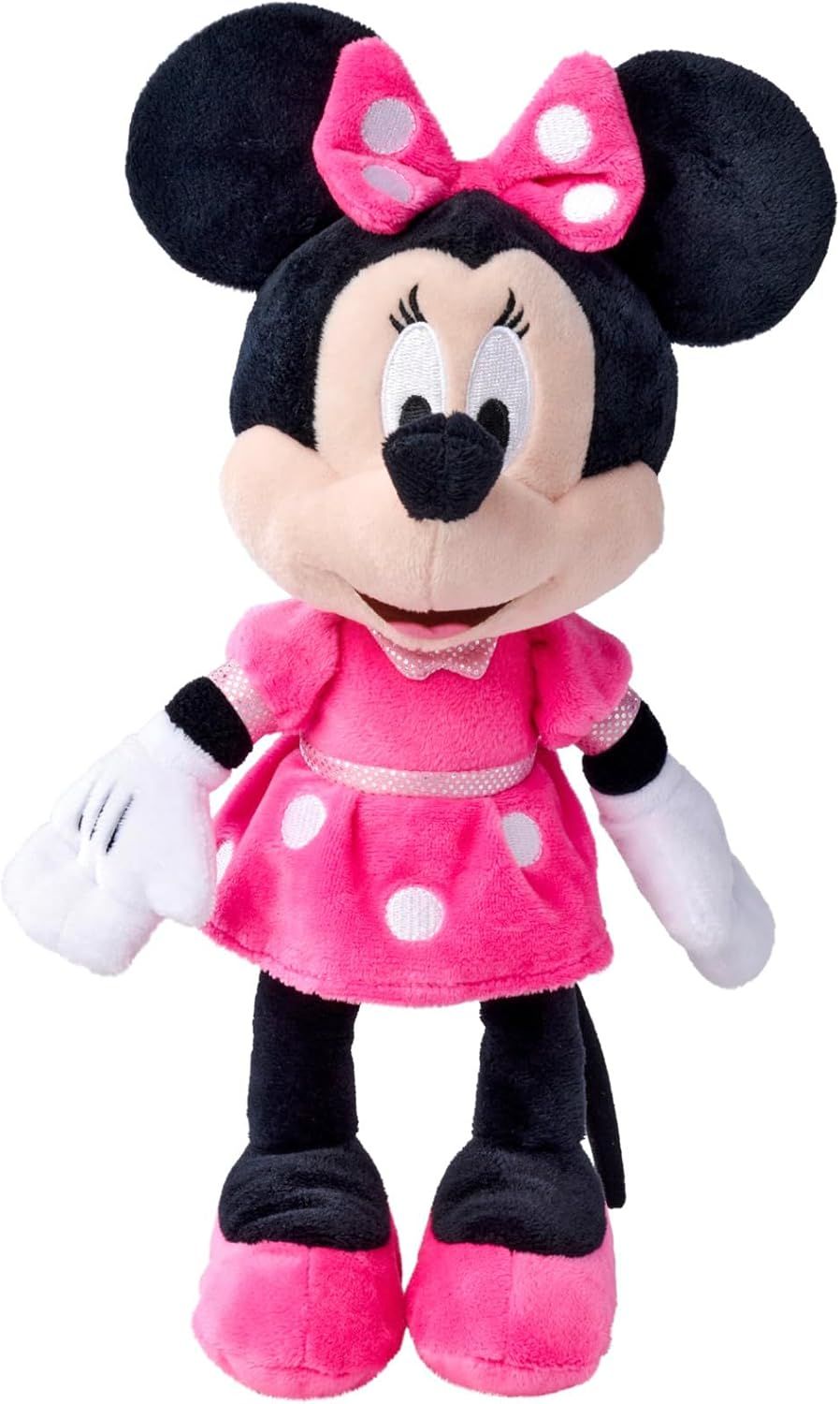 Peluche Disney - Minnie, 25 cm, Robe Rose, Peluche