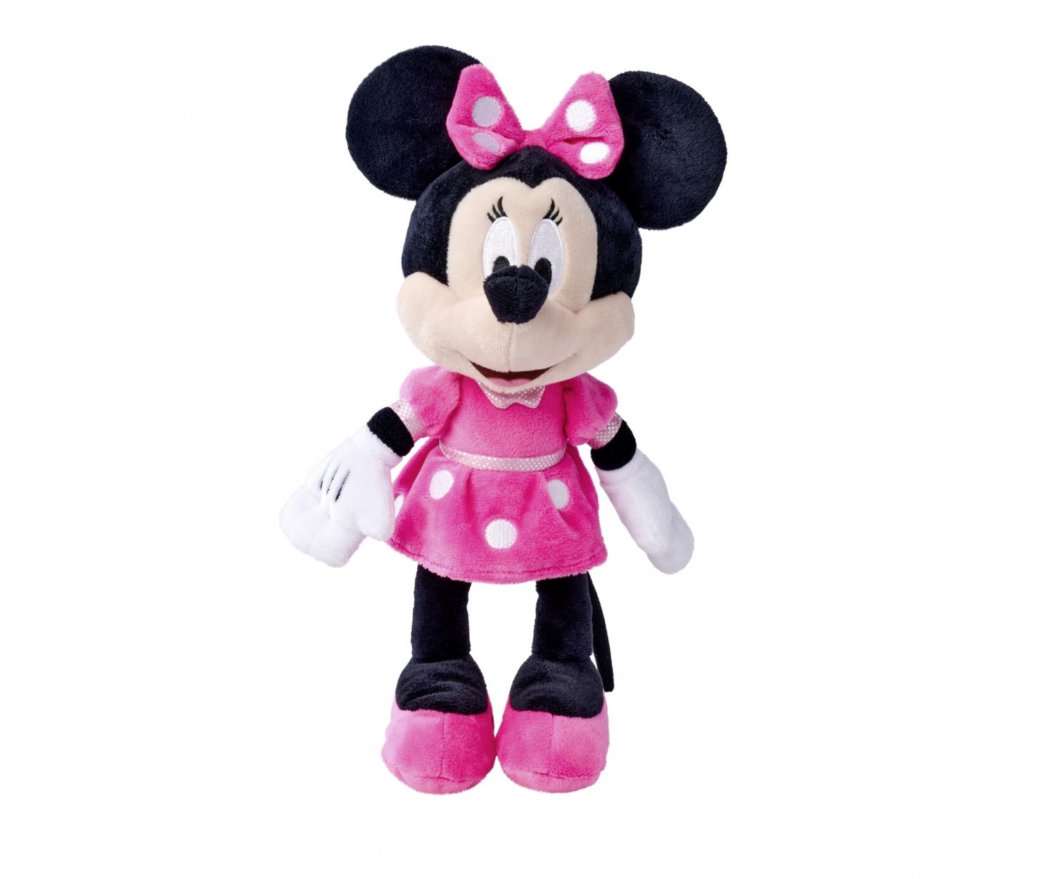 Peluche Disney Minnie Hot Pink Dress 25 cm