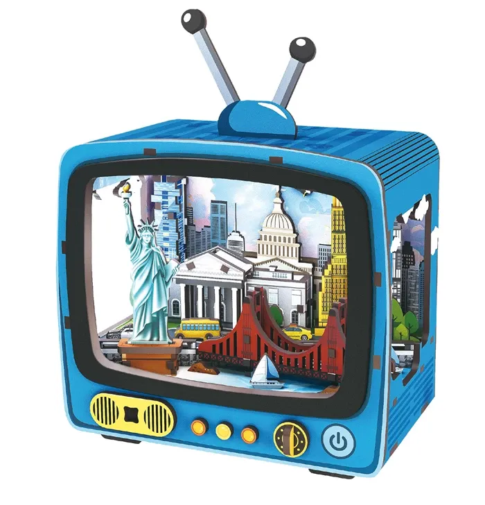 BOOKNOOK TV NEW YORK 78PCS (NIVEAU DEBUTANT) Puzzle en bois, avec lumière