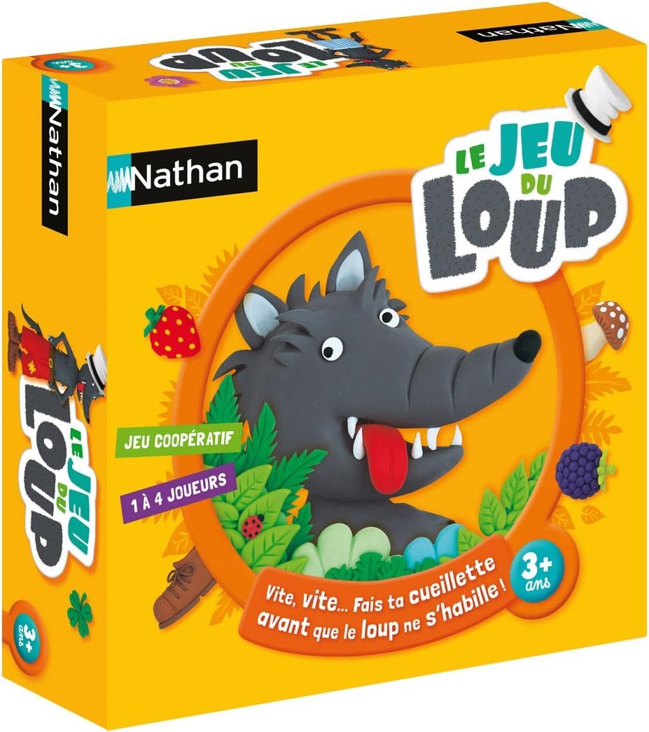 Nathan – Le jeu du Loup | Jeu de société | Coopératif pour Enfants