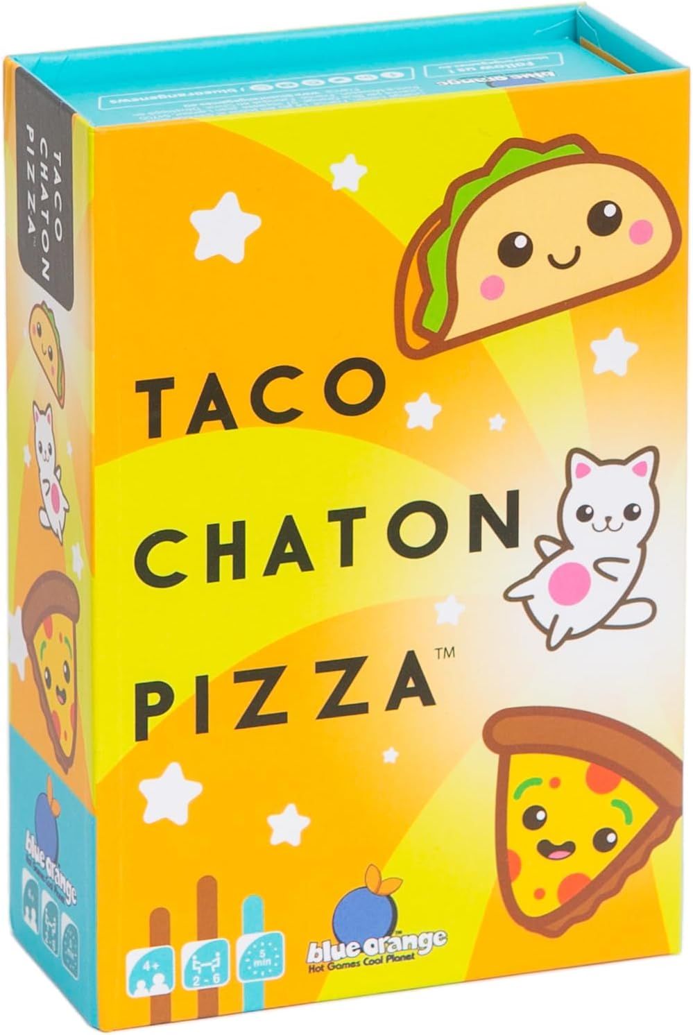 Blue Orange - Taco Chaton (Kitten) Pizza - Jeu d'Ambiance Fun et Délirant -