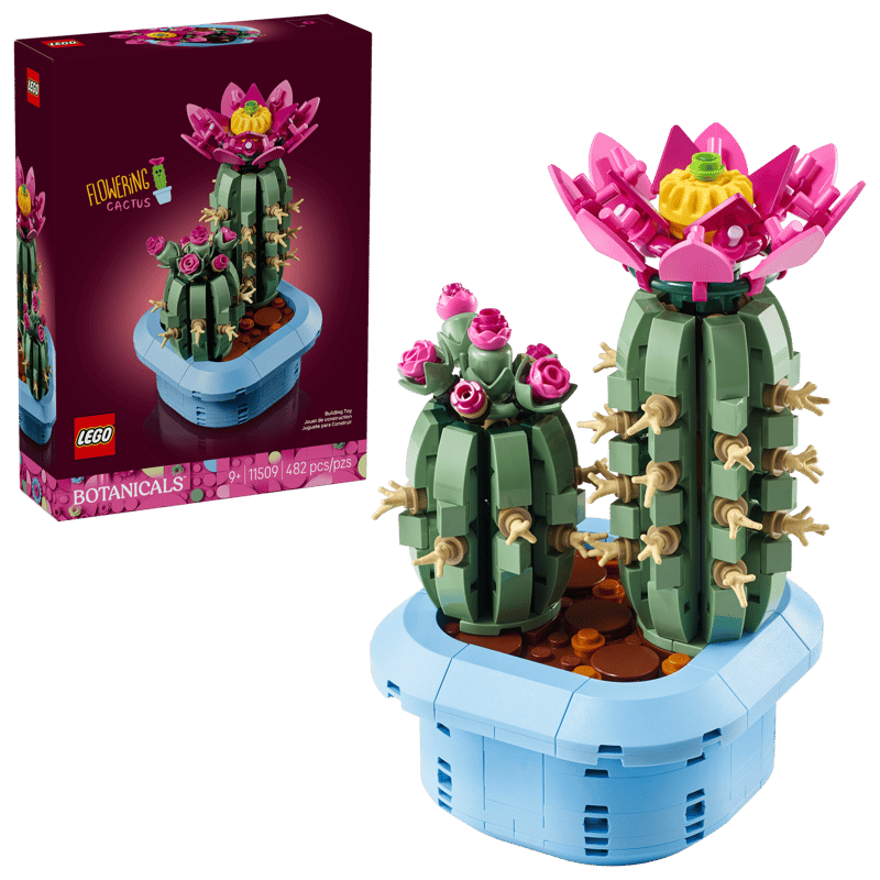 Lego Botanical Cactus fleuri