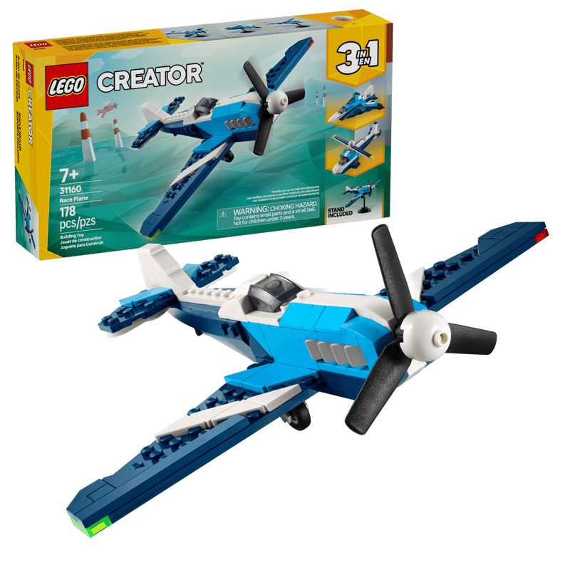 Lego Creator 3 en 1 Aéronef : l’avion de course