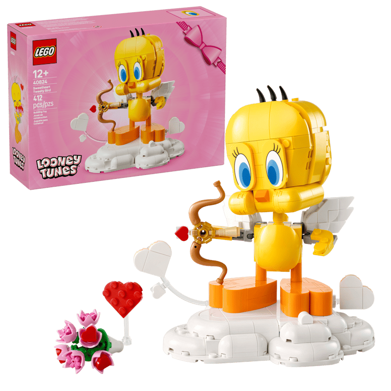 Lego Titi Looney Tunes amoureux avec coeur