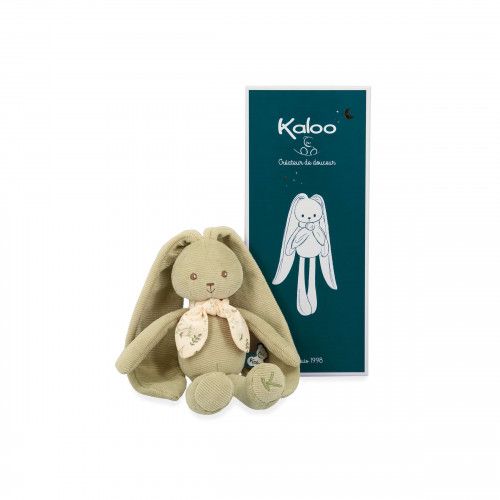 Kaloo Pantin lapin Vert - 25 cm, doudou dès la naissance, lapinoo