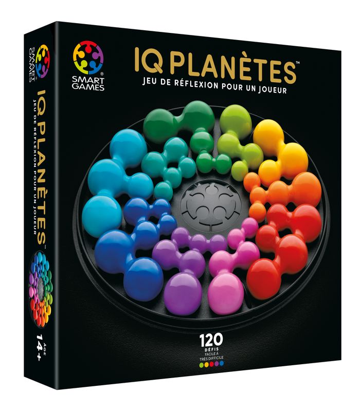 SmartGames IQ Circle (mult), IQ Planètes, 120 défis, dès 14 ans