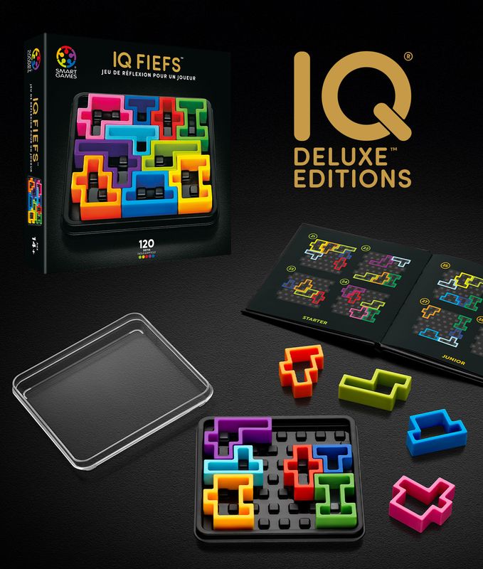 SmartGames IQ Deluxe-Square (mult), 120 défis, dès 14 ans