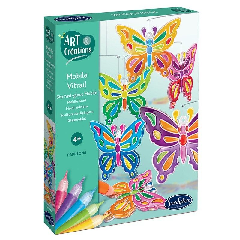 Sentosphère Mobile Vitrail - Papillons