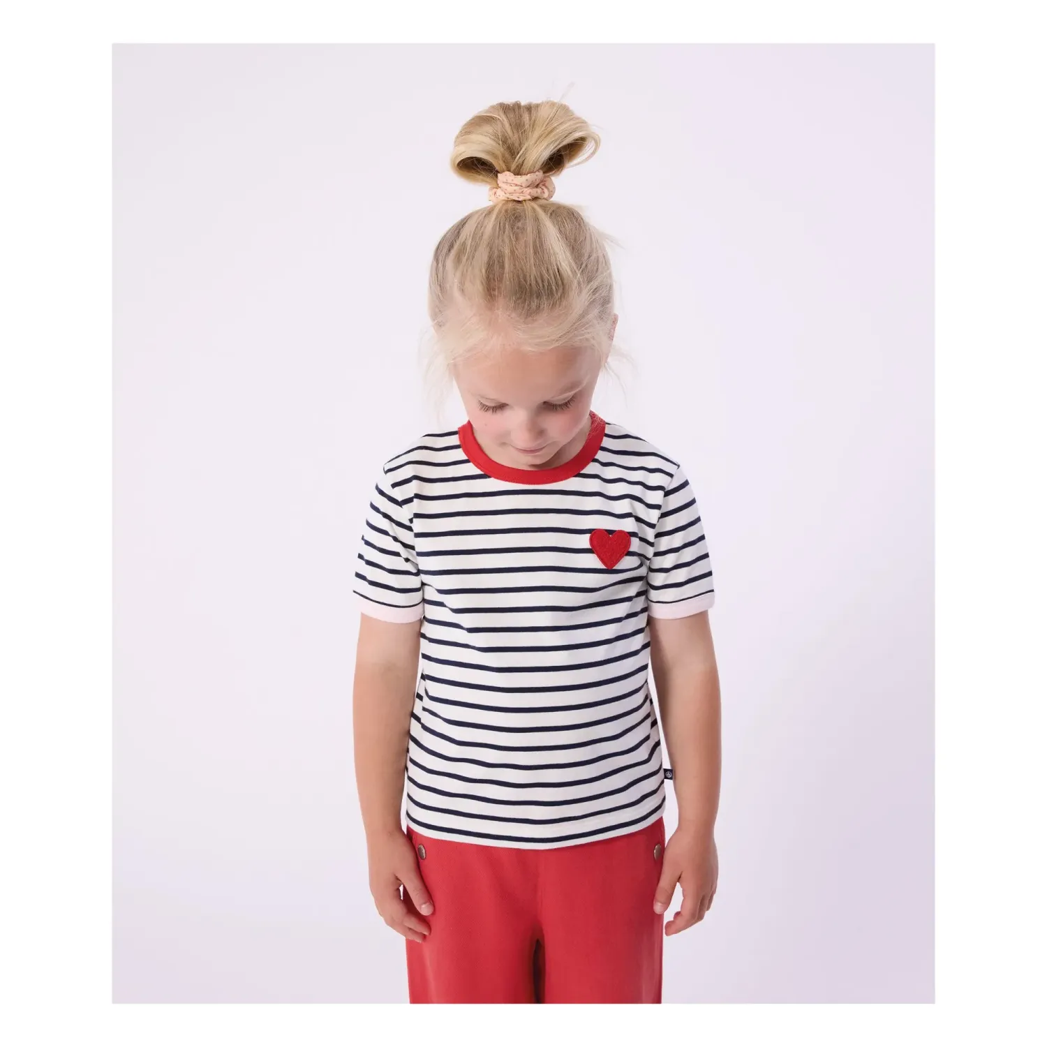 Petit Bateau T-shirt Classique Rayé | Bleu marine