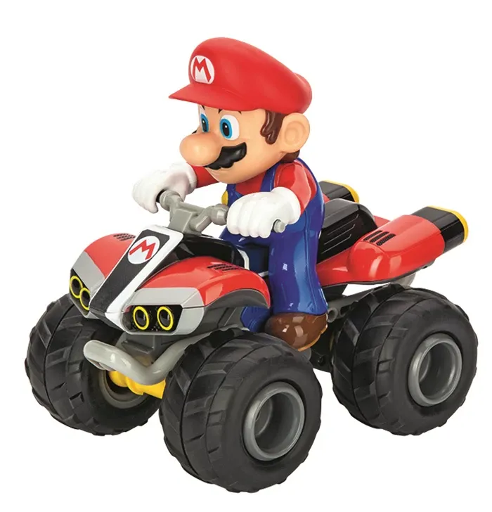Mario Kart Quad radiocommandé 1:20 2,4 GHz Full Function, Carrera