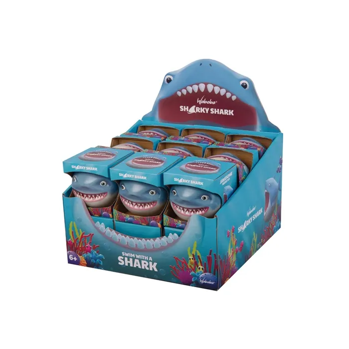Waboba Shark ball, balle requin qui flotte sur l'eau, jeu à lancer pour baignoire, piscine et mer