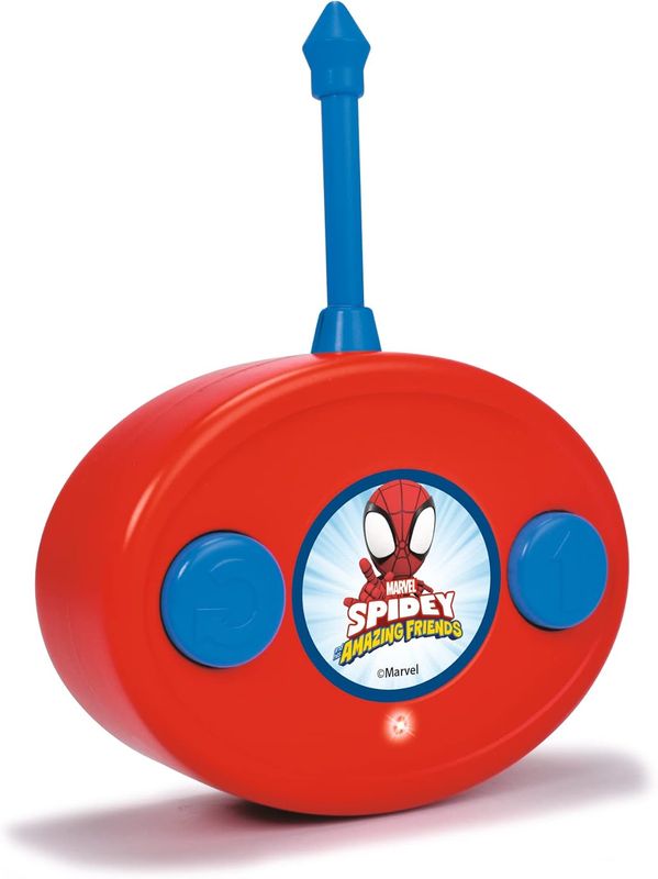 Jada , Marvel,RC Spidey Crawler 17cm, Voiture Télécommandée, Figurine Spidey Incluse, Dès 3 Ans