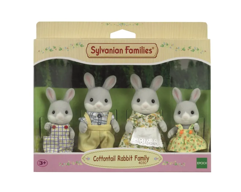 Sylvanian Families la Famille Lapin Gris