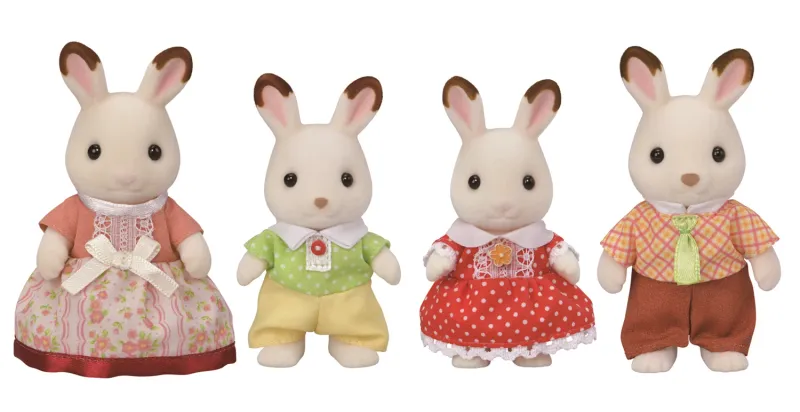Sylvanian Families la Famille Lapin Chocolat