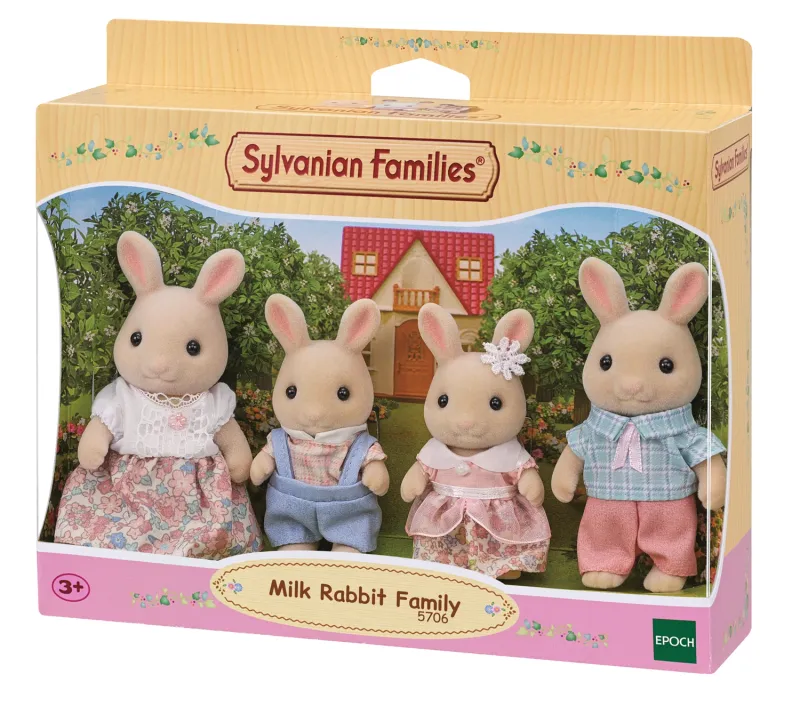 Sylvanian Families la Famille Lapin Crème