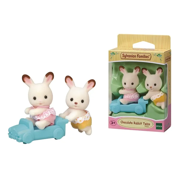 Sylvanian Families les Jumeaux lapin Chocolat