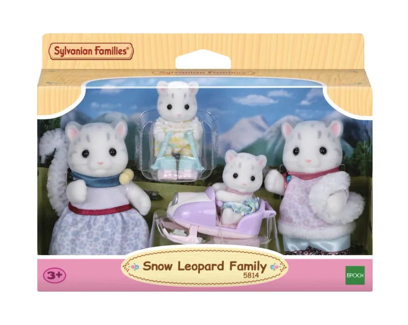 Sylvanian Families la Famille Léopard des neiges