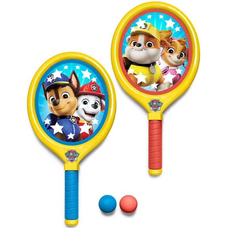 Set raquettes et balle en mousse Pat’ Patrouille, Paw Patrol