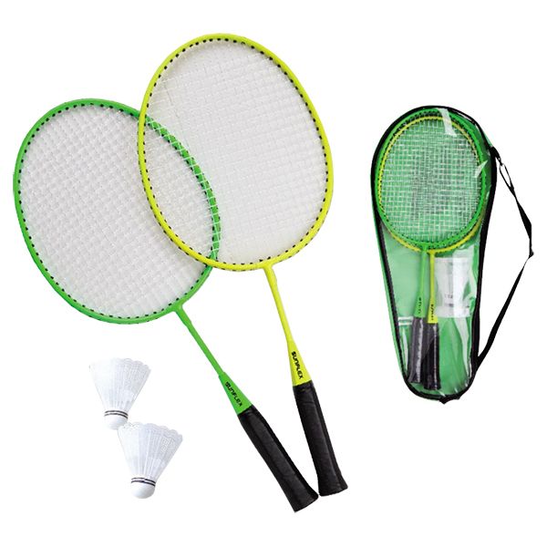 Badminton Set Matchmaker Junior 2 raquettes et 2 volants de badminton en sac nylon, dès 3 ans