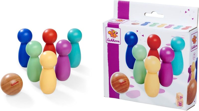 Eichhorn  Jeu de Bowling, boule en bois