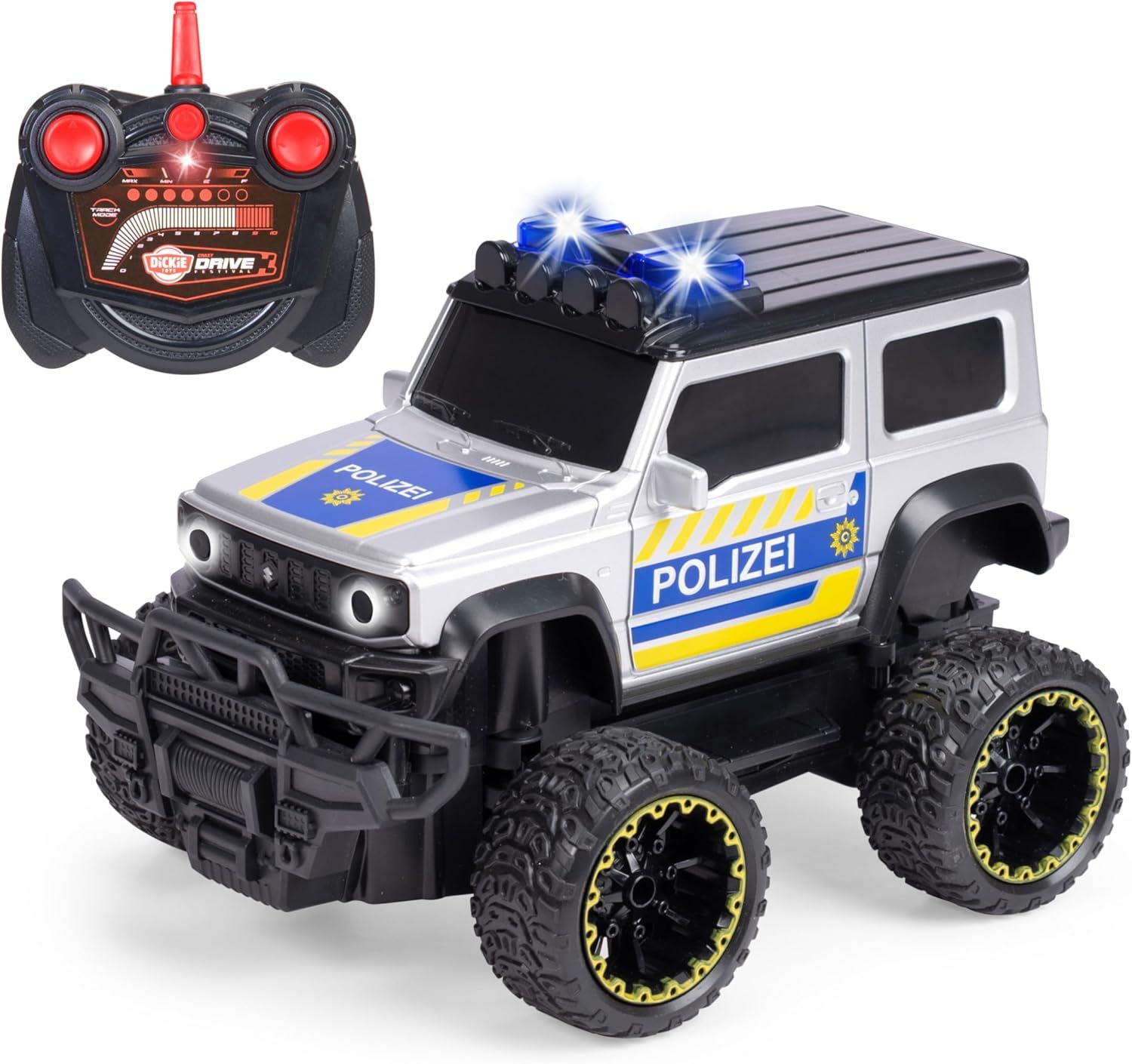 Dickie Voiture télécommandée RC Suzuki Jimmy Police RTR